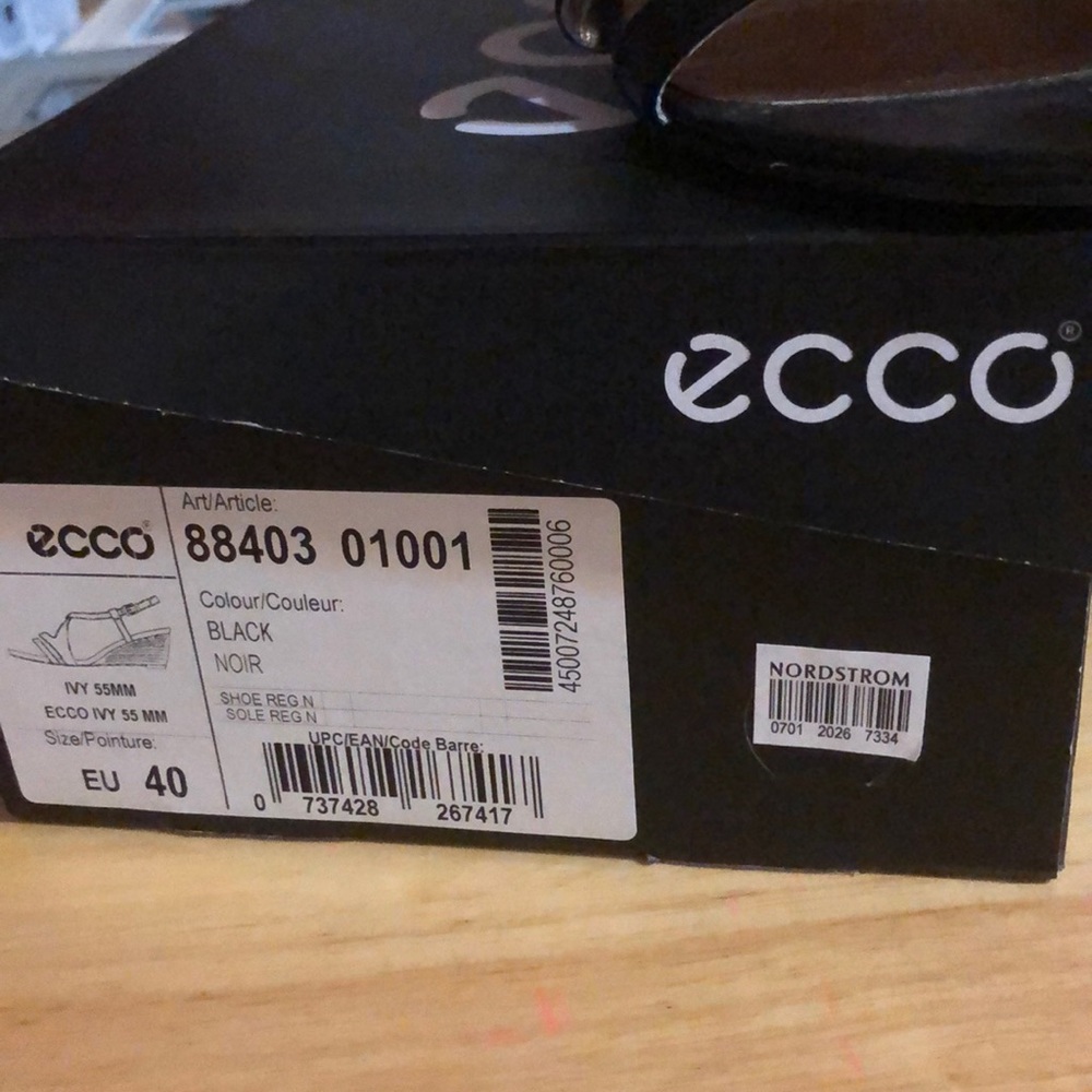 Black strappy wedges - Picture 6 of 7